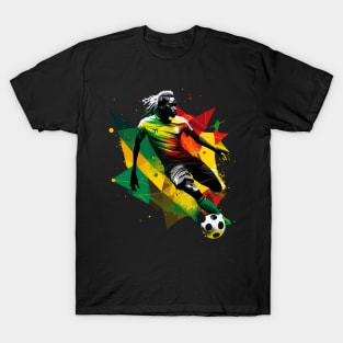 Senegal Soccer Magic Artwork T-Shirt